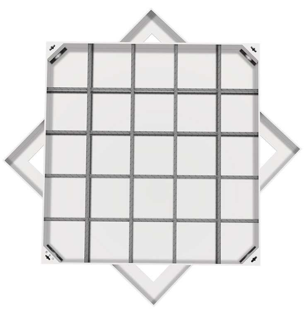 七里河不锈钢方井展示