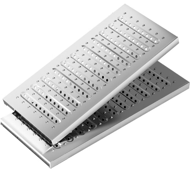 七里河不锈钢沟盖板展示